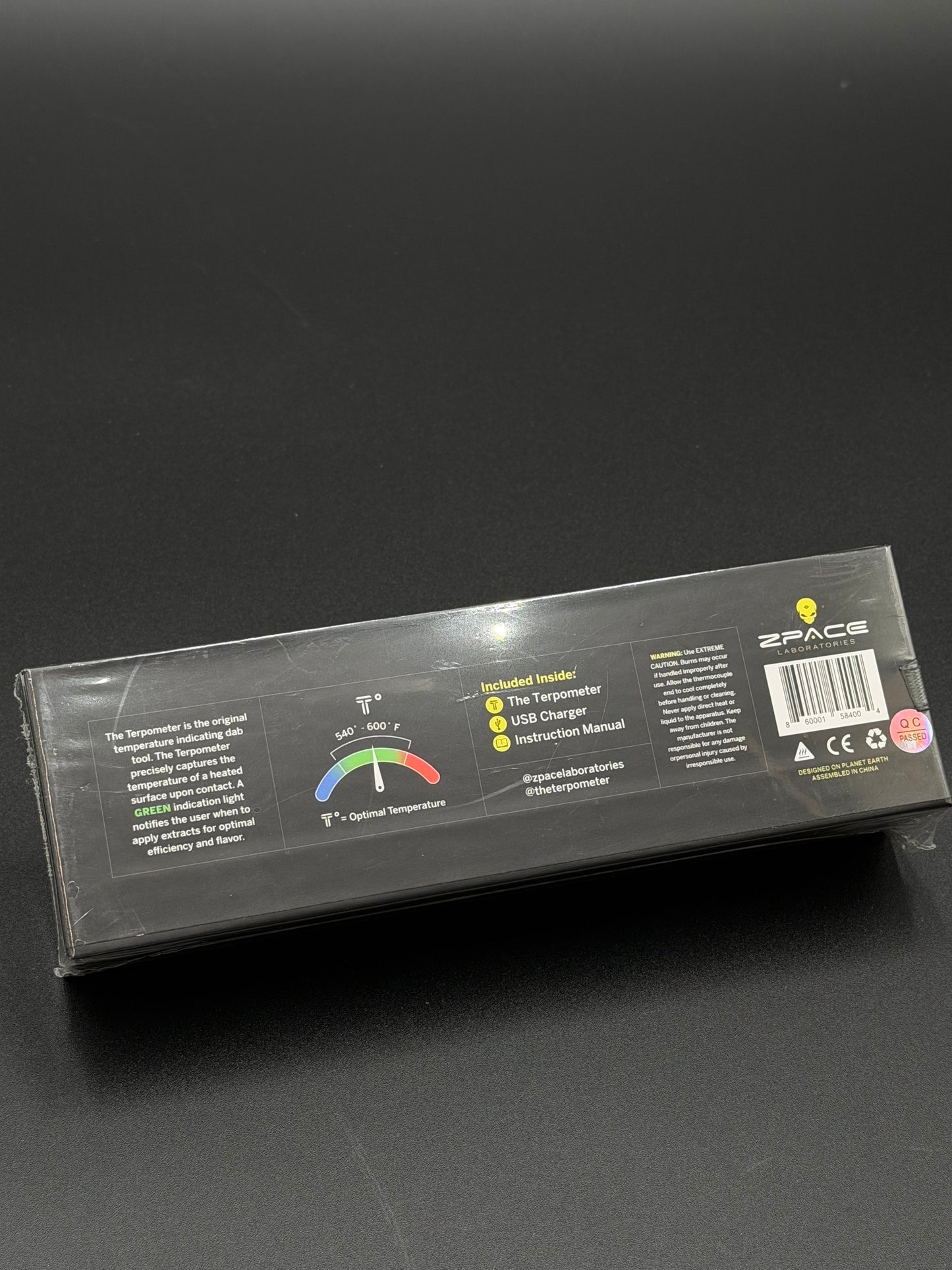 Terpometer - Temp Reader Dab Tool (Black)