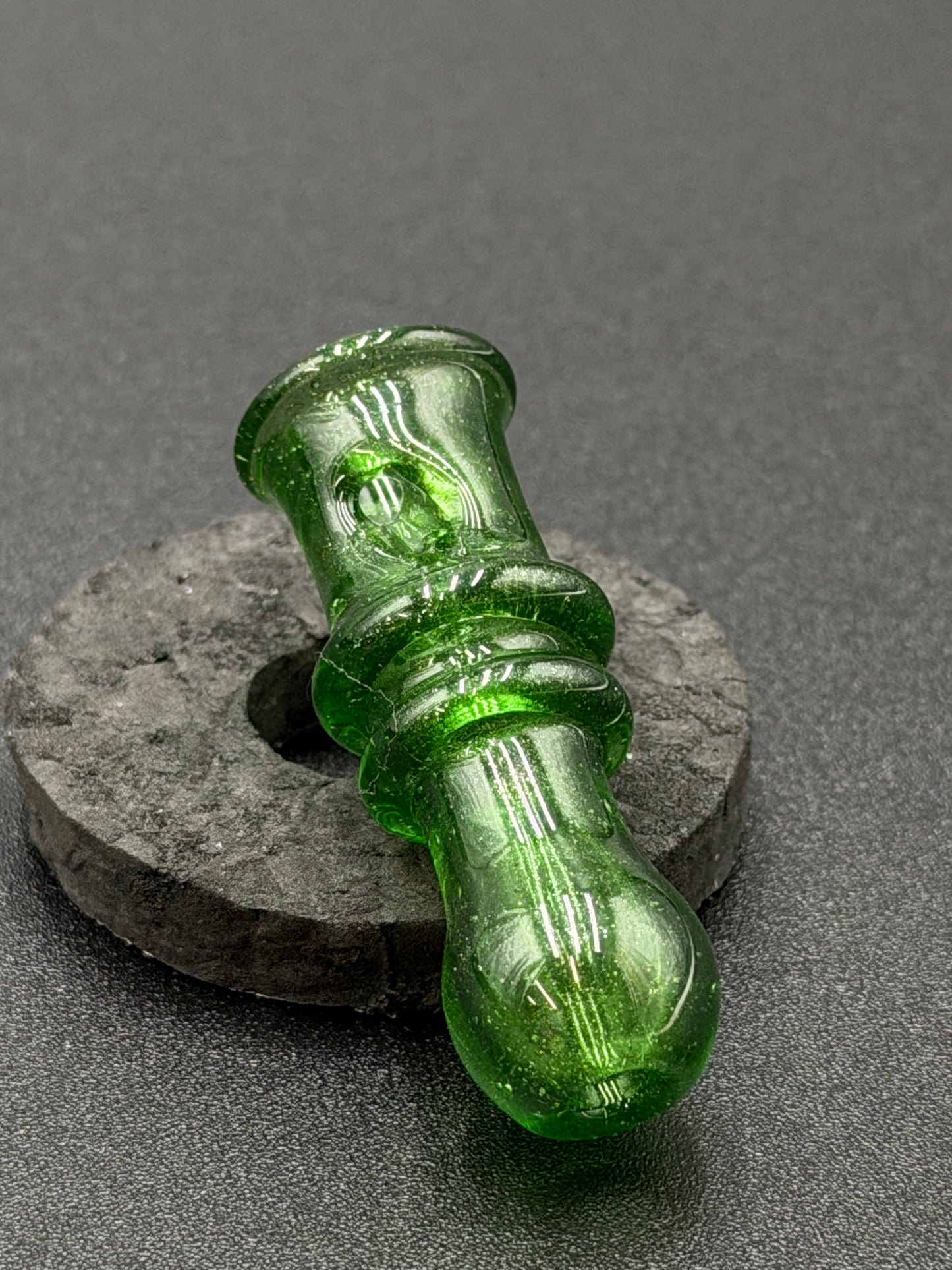 GPS Glass – Puffco Pivot Top V2 (Green Stardust)
