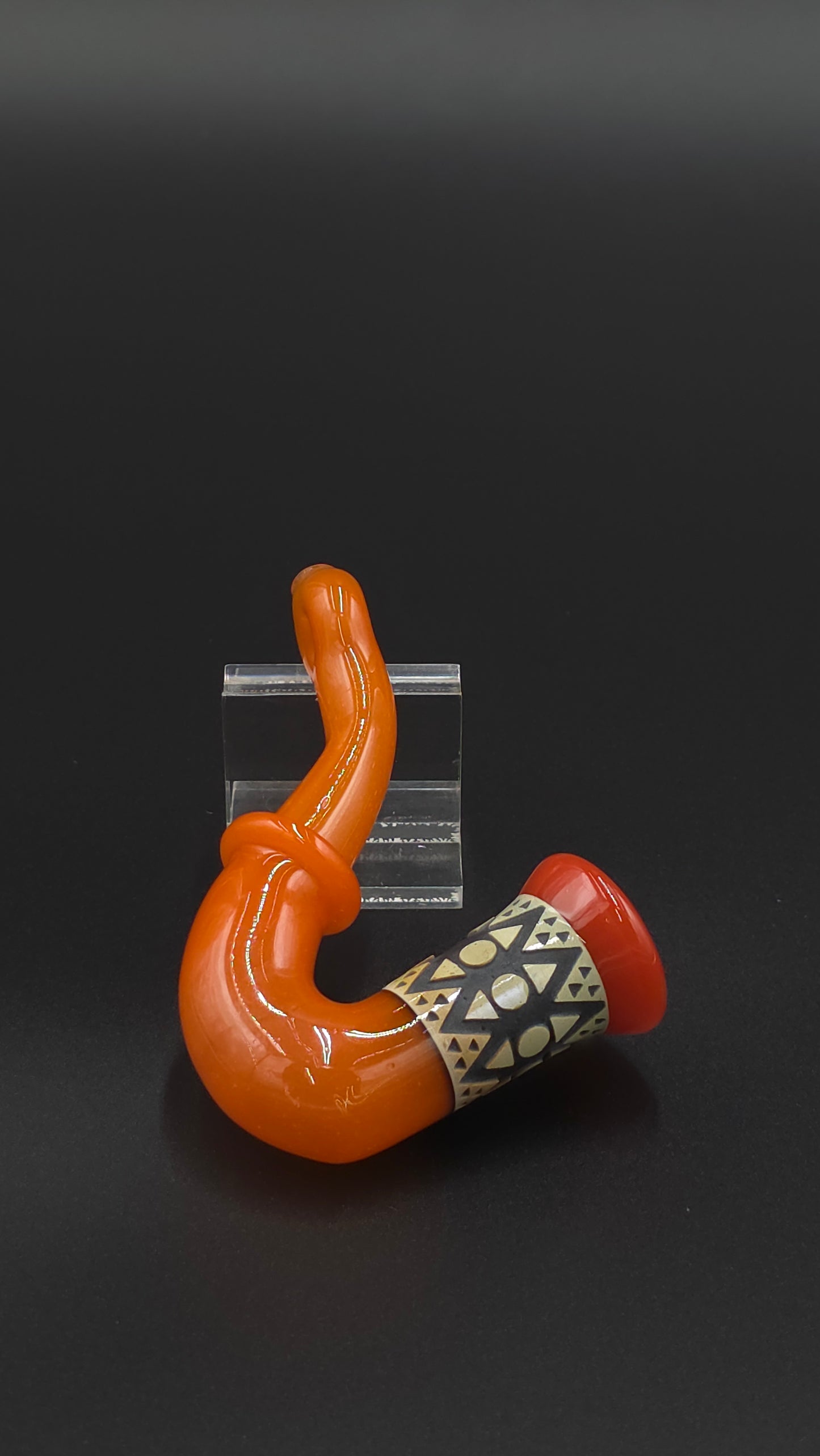 Amani Summerday - Orange Sherlock Hand Pipe
