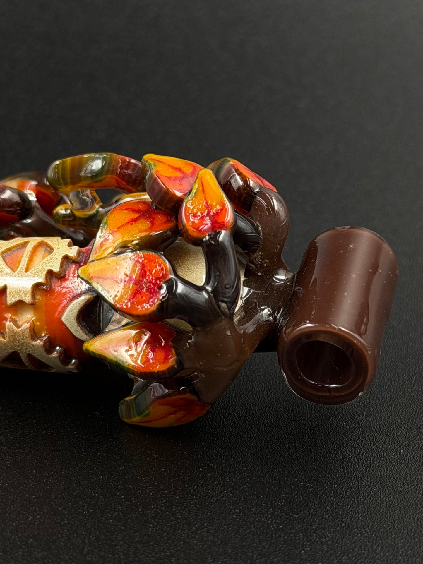 Amani Summerday - Orange & Red Pendant