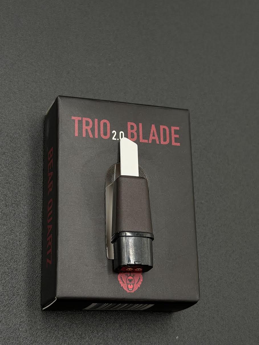 Bear Quarts - Trio 2.0 Blade Hot Knife Dab Tool Replacement Tip (Black)