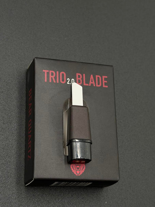 Bear Quarts - Trio 2.0 Blade Hot Knife Dab Tool Replacement Tip (Black)
