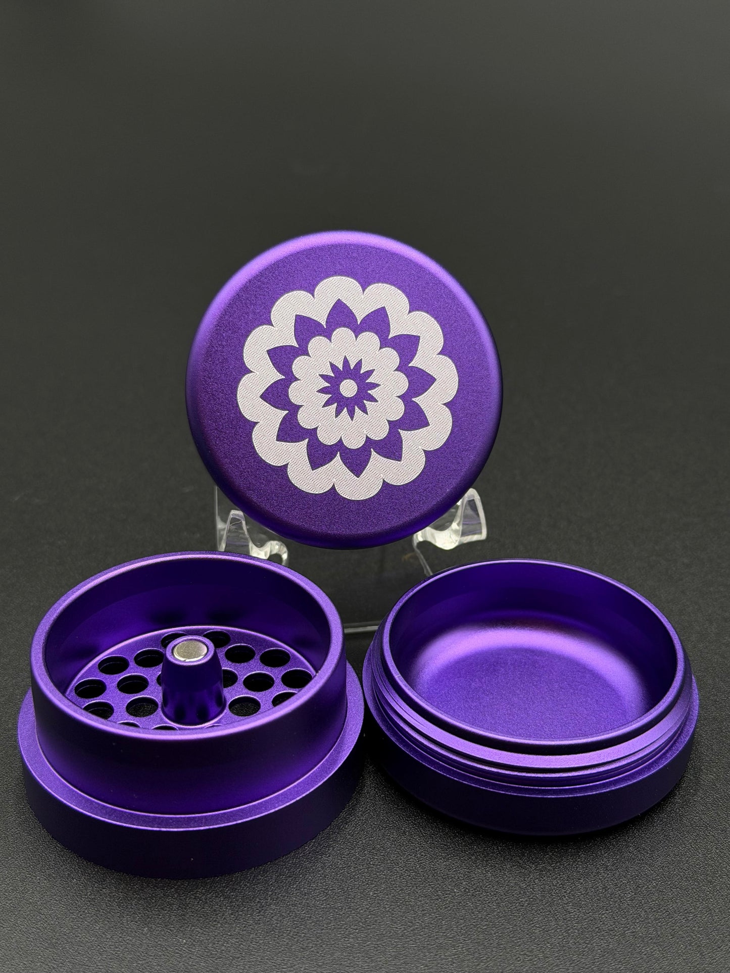 Flower Mill - 2.0” Standard Aluminum Series Grinder (Assorted colors)