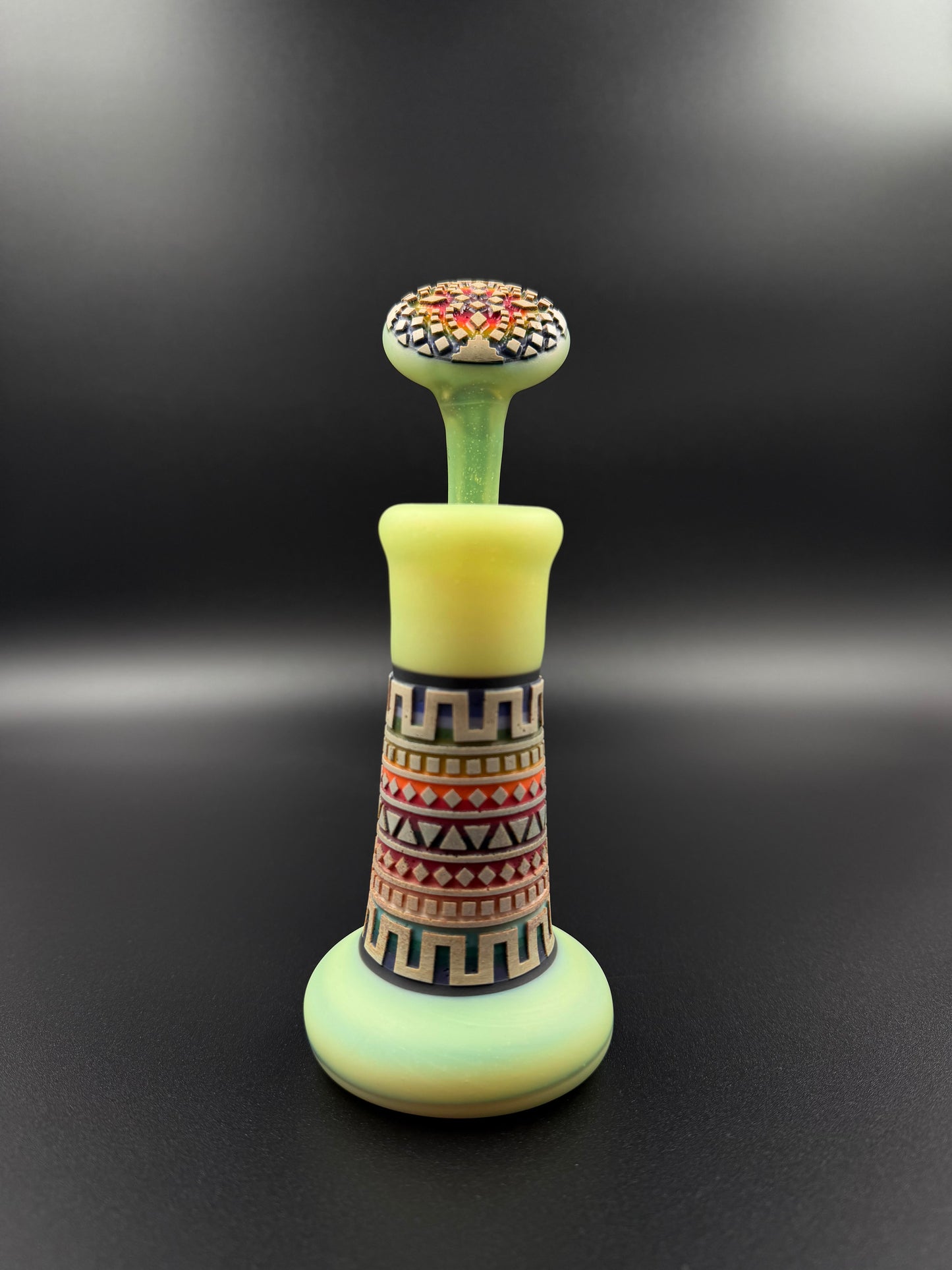 Amani Summerday x Flash Glassworks  - Sunset Slyme CFL Rig