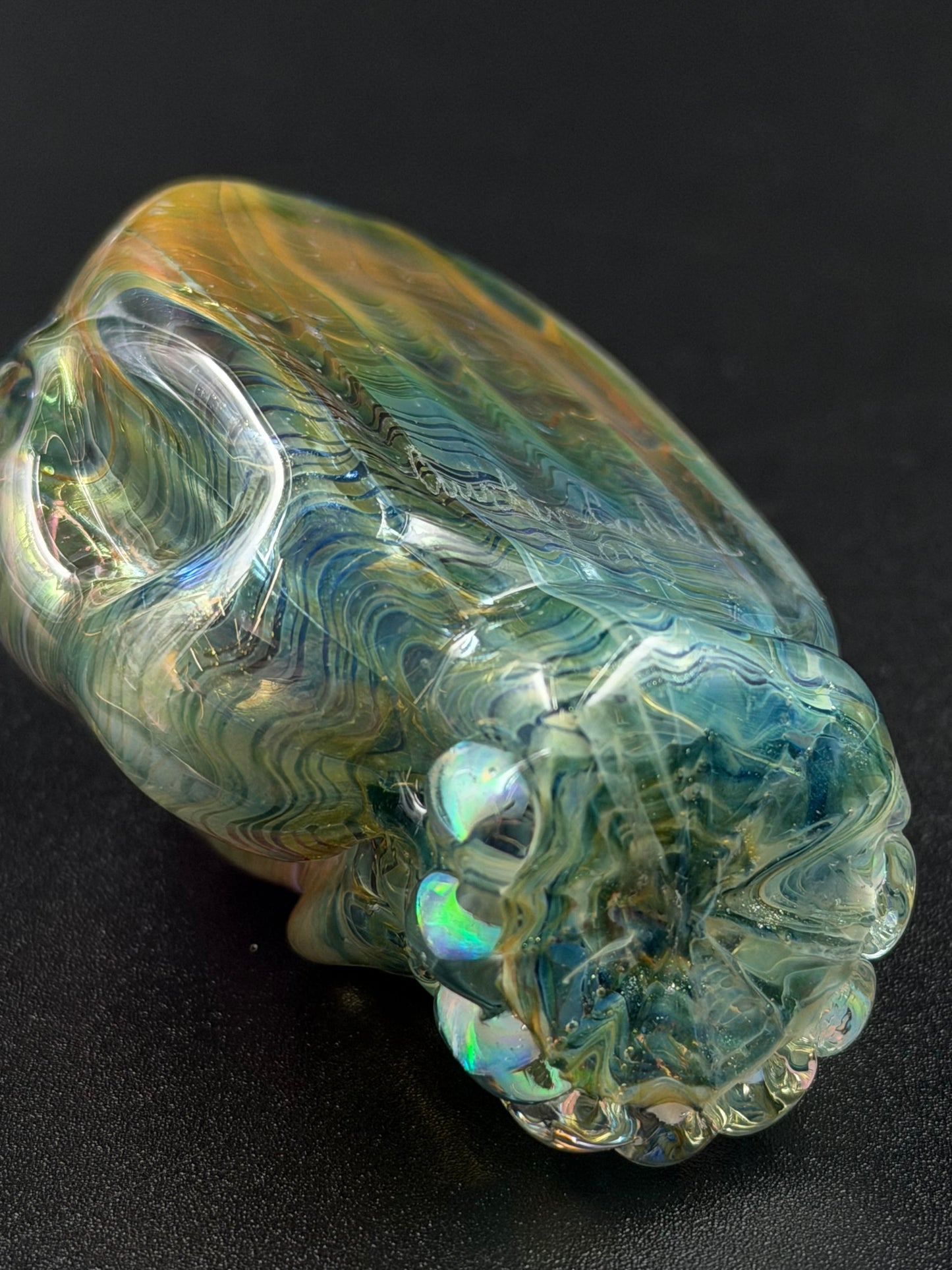 Carsten Carlile - Green Skull Pendant