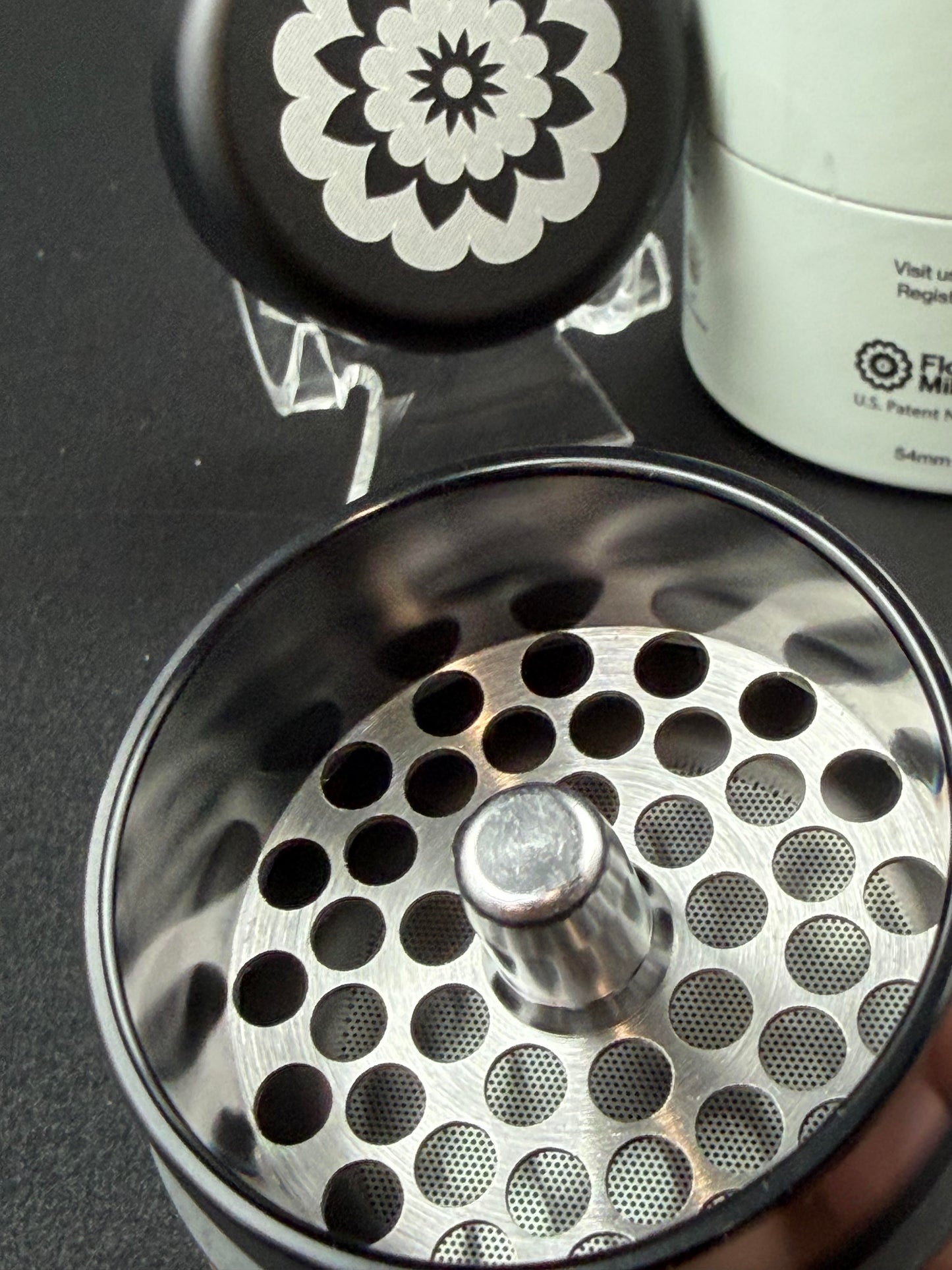 Flower Mill - 2.0” Premium Aluminum Series Grinder (Black)