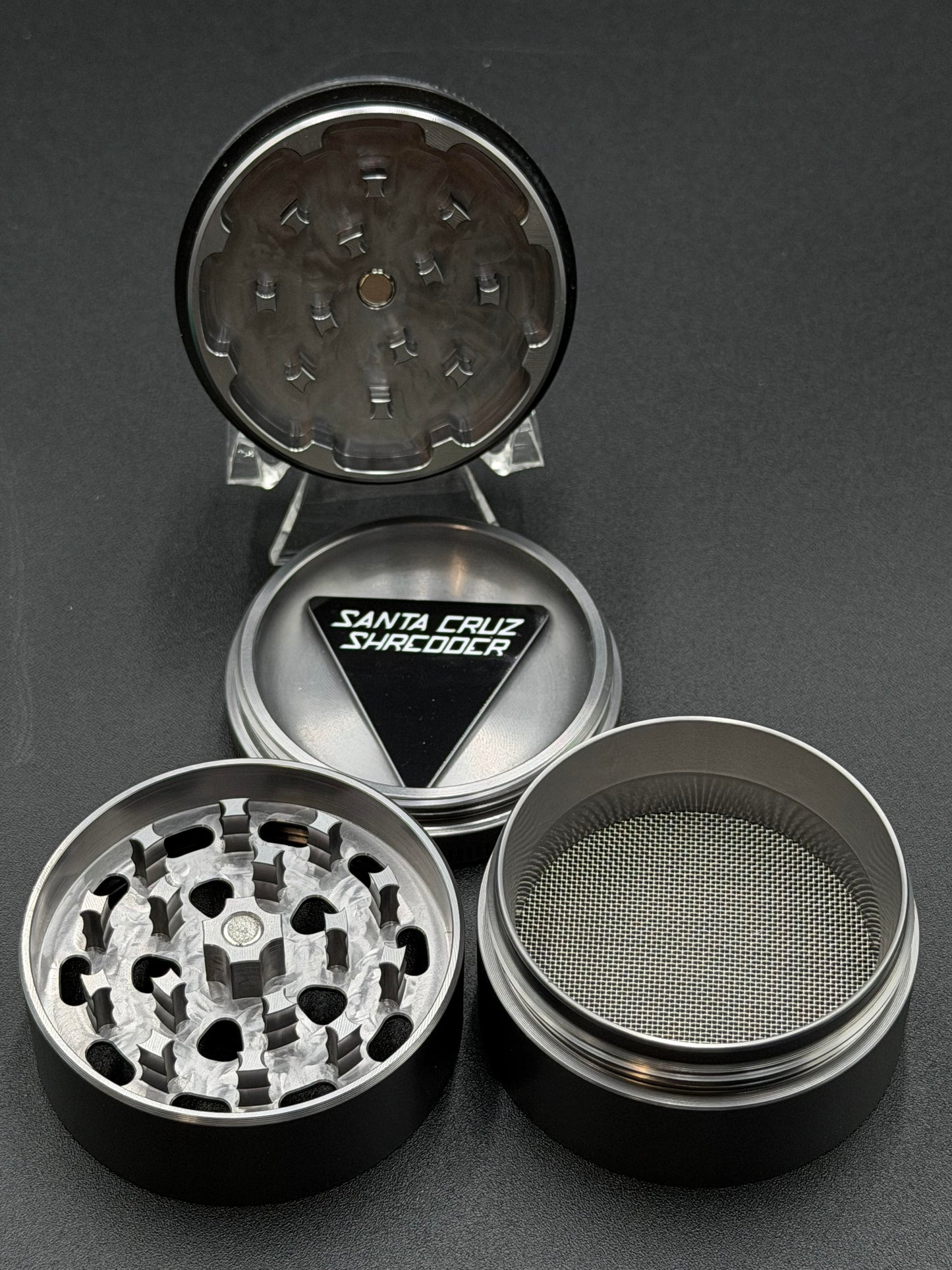 Santa Cruz Shredders – Medium 4-piece Grinder (Assorted Colors)