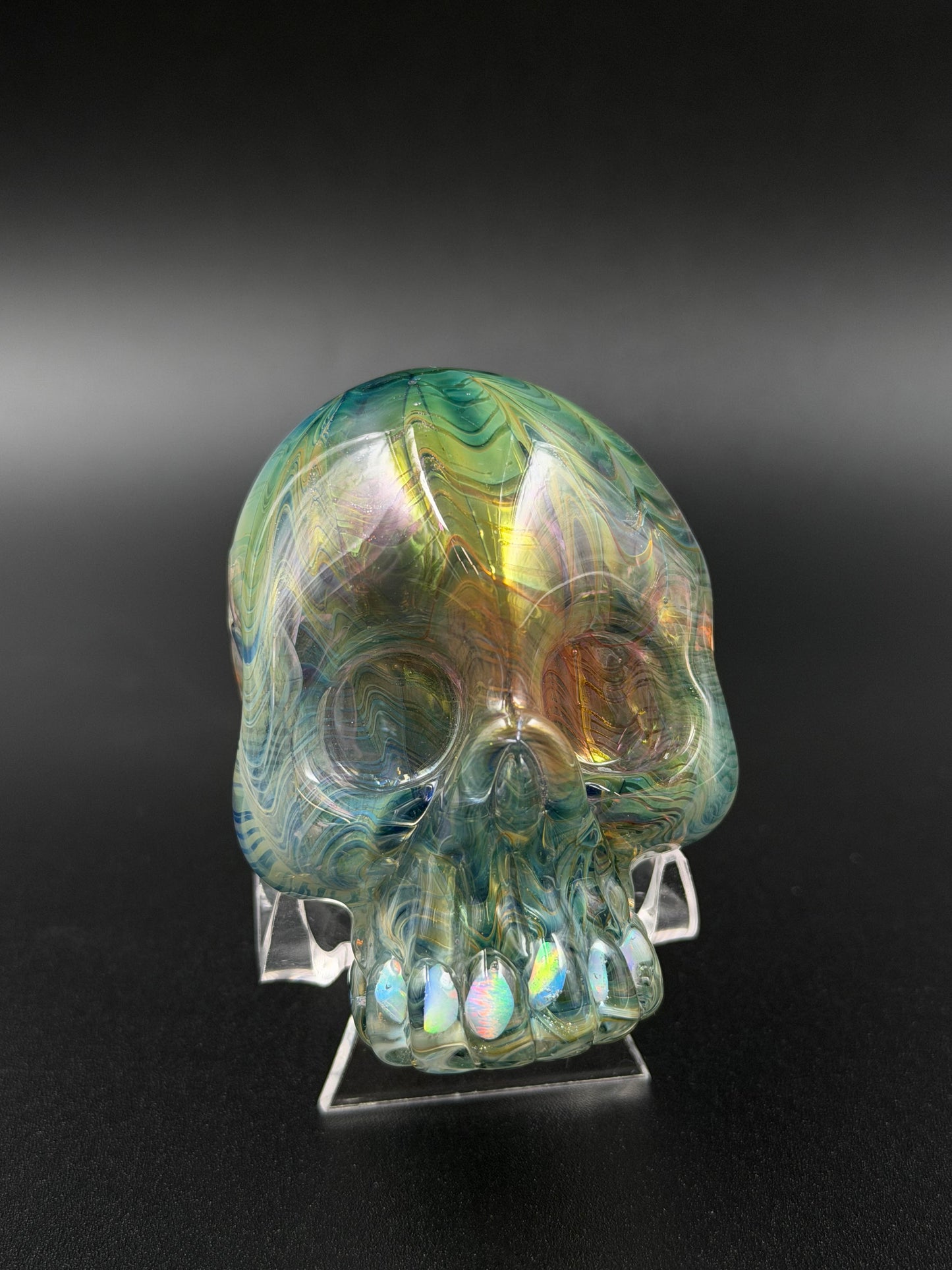 Carsten Carlile - Green Skull Pendant