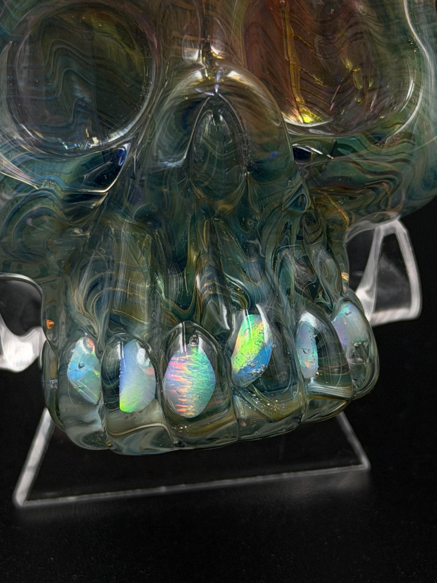 Carsten Carlile - Green Skull Pendant
