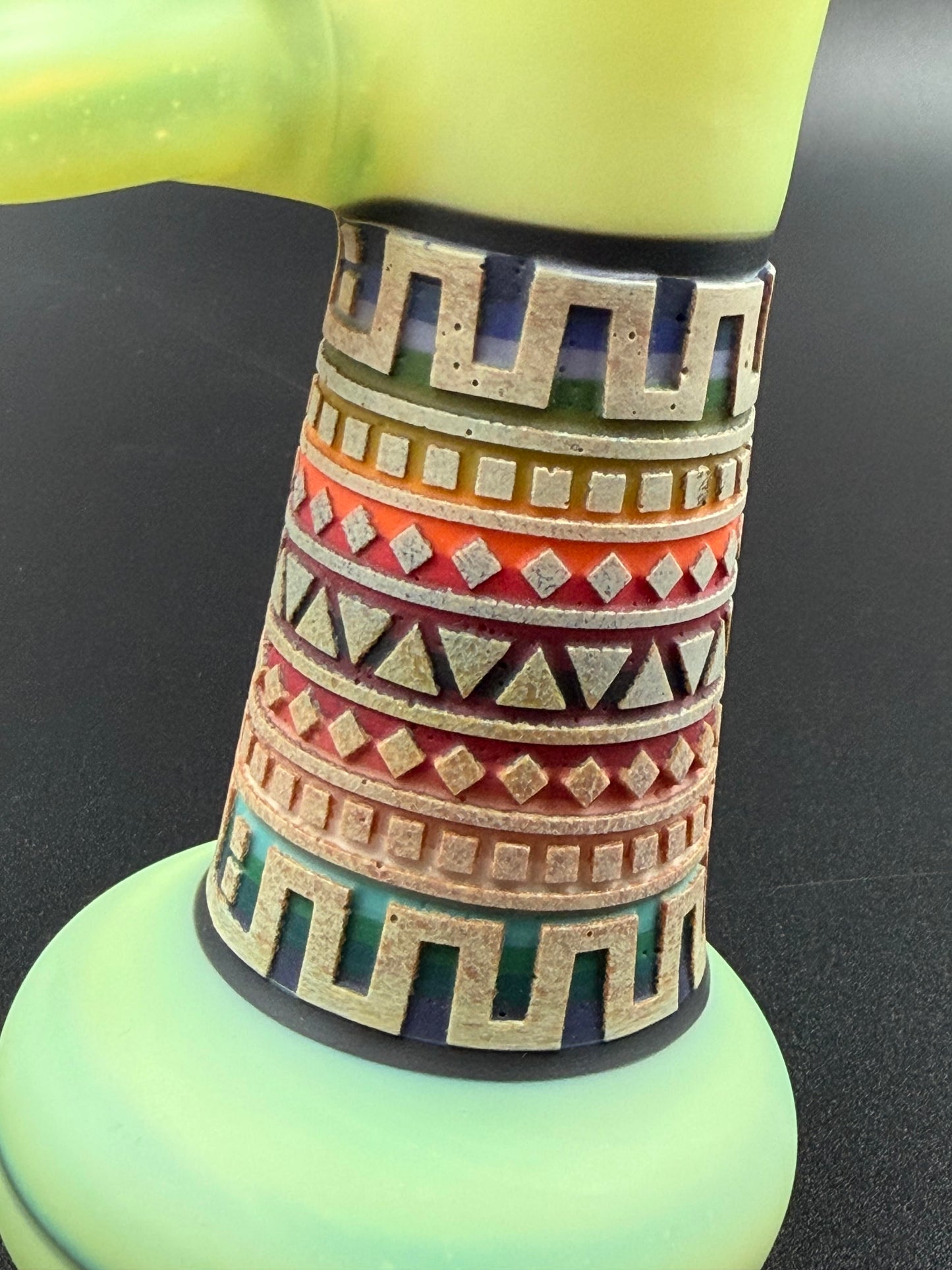 Amani Summerday x Flash Glassworks  - Sunset Slyme CFL Rig