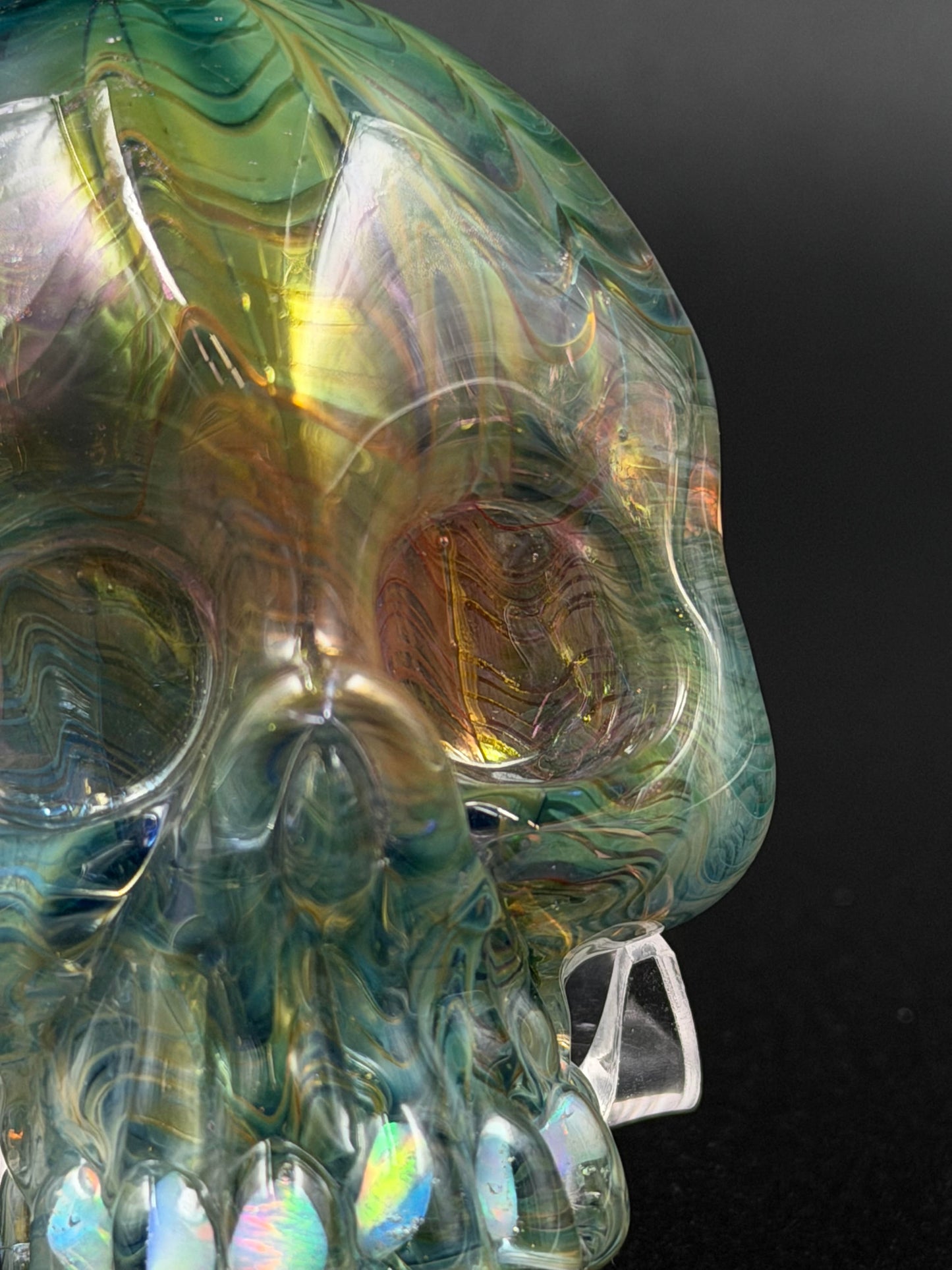 Carsten Carlile - Green Skull Pendant