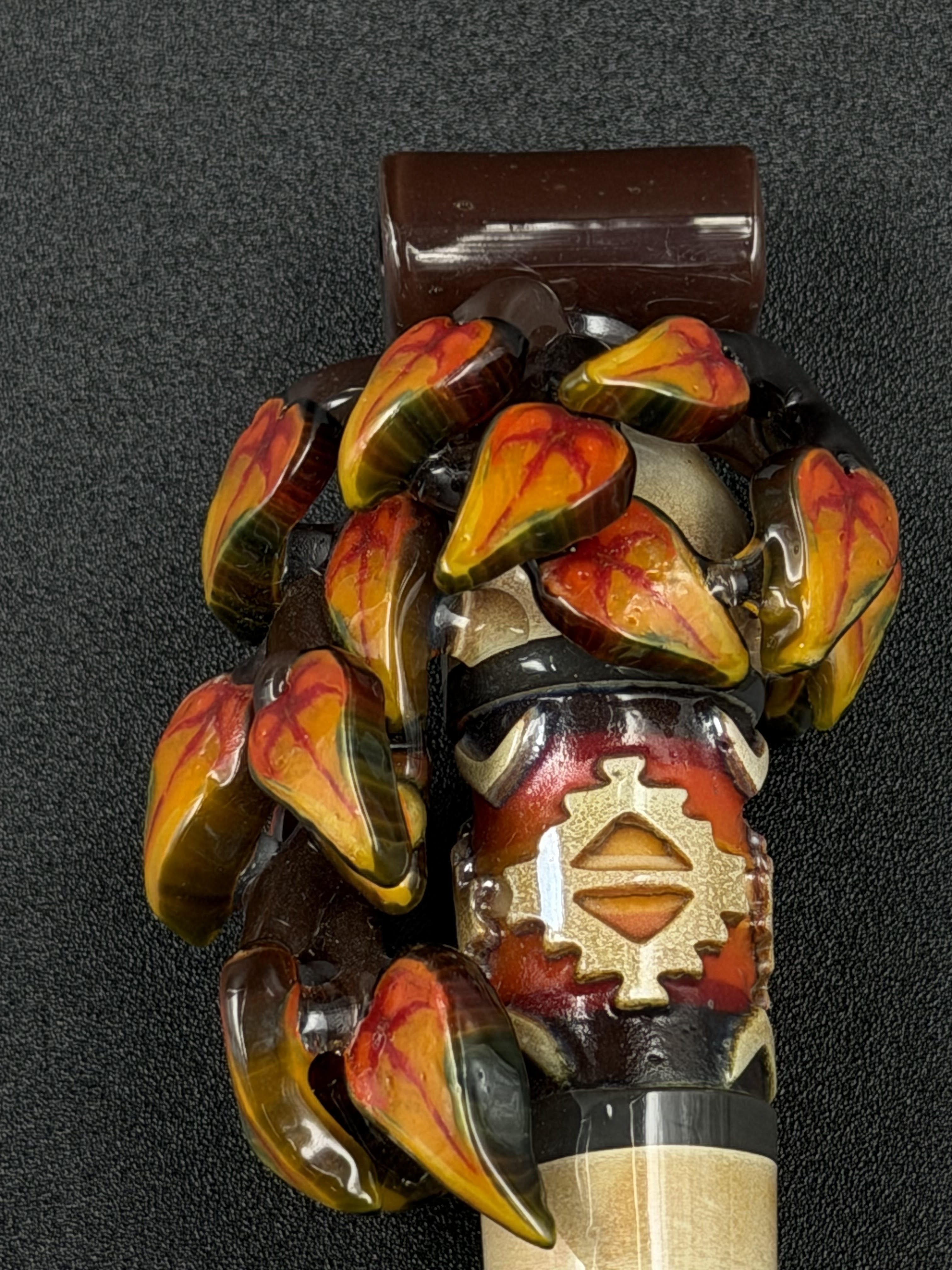 Amani Summerday - Orange & Red Pendant