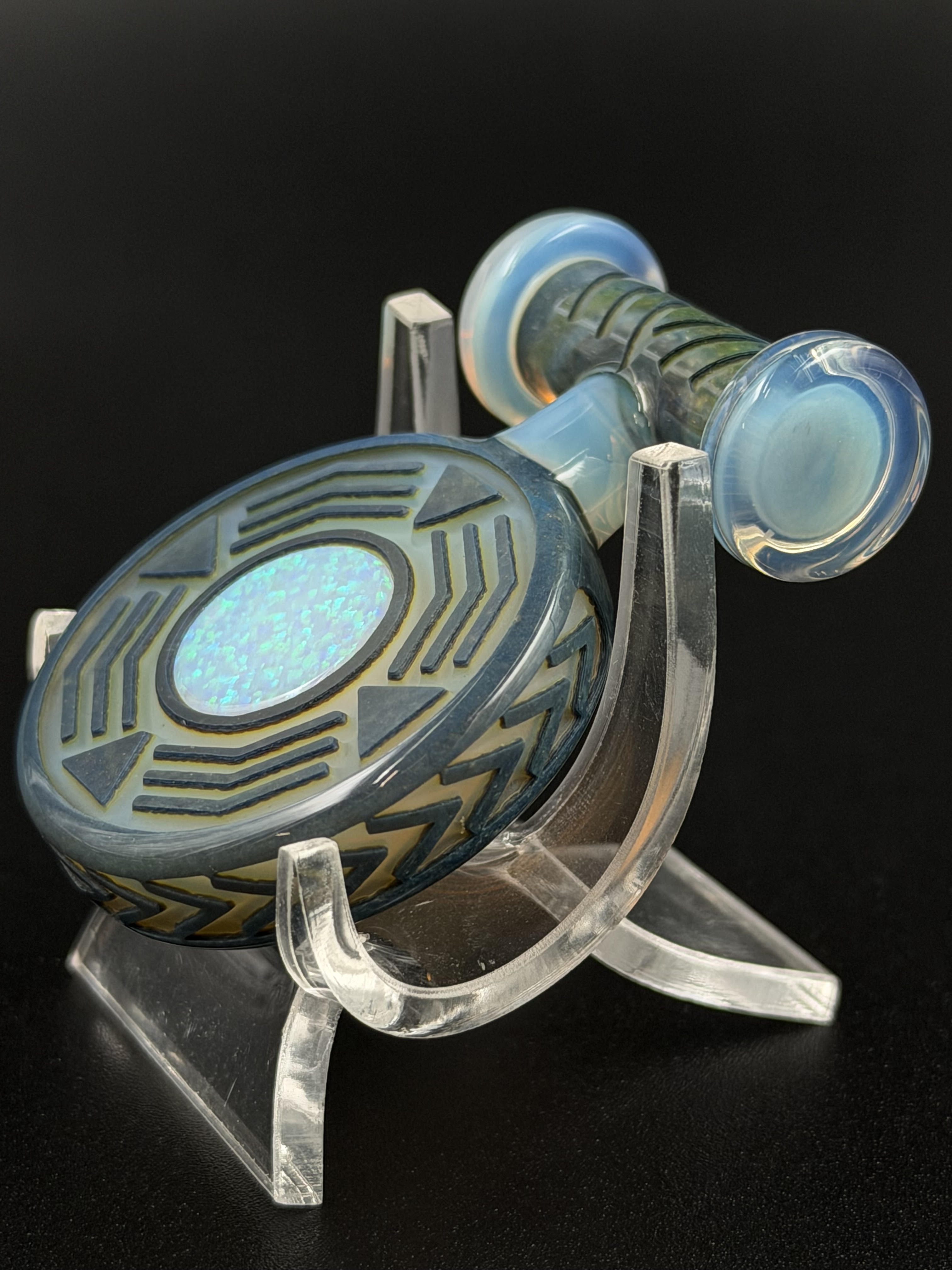 Glass Maze - Opaline Pendant