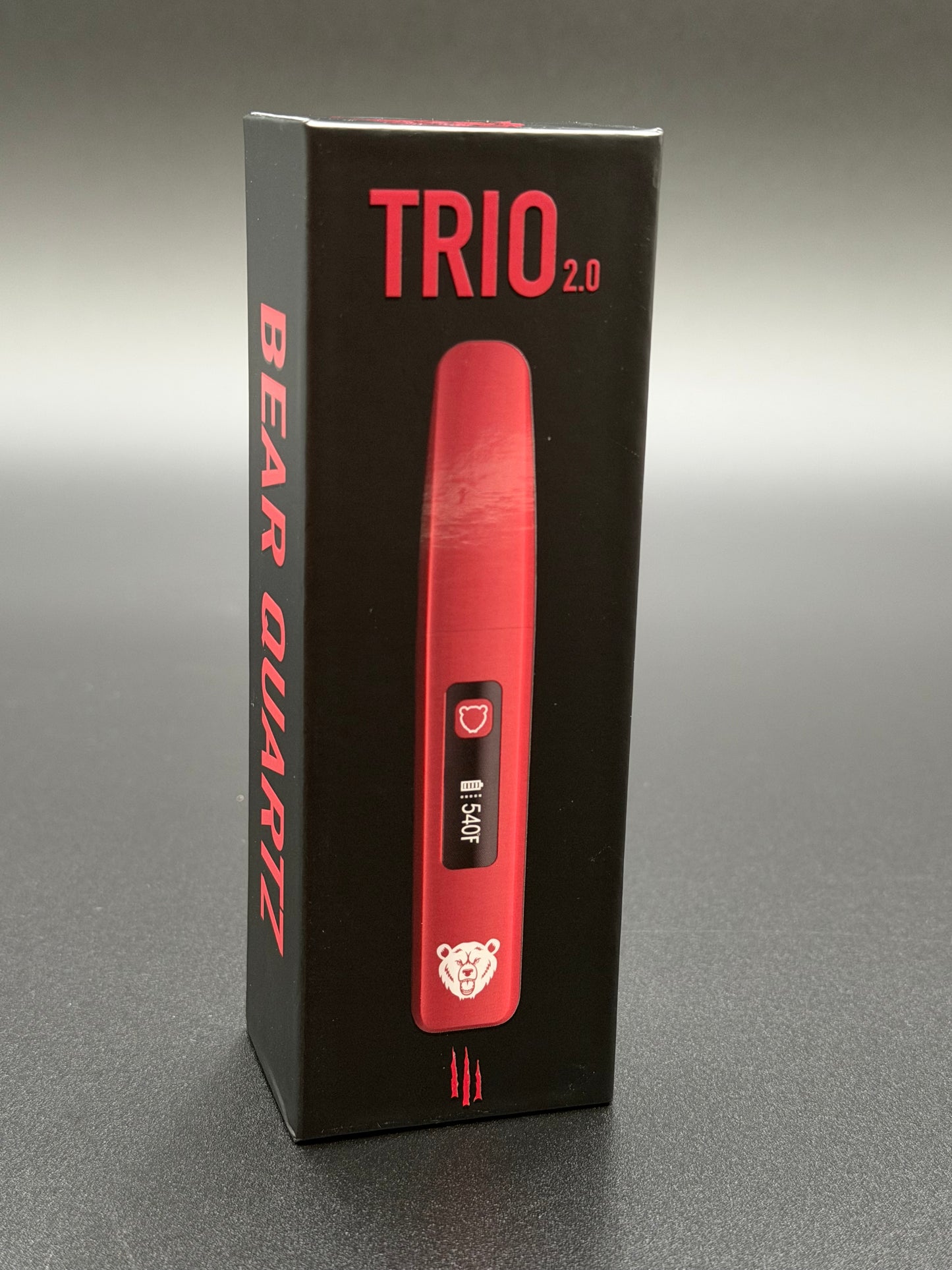 Bear Quarts - Trio 2.0 Hot Knife Dab Tool (Red)