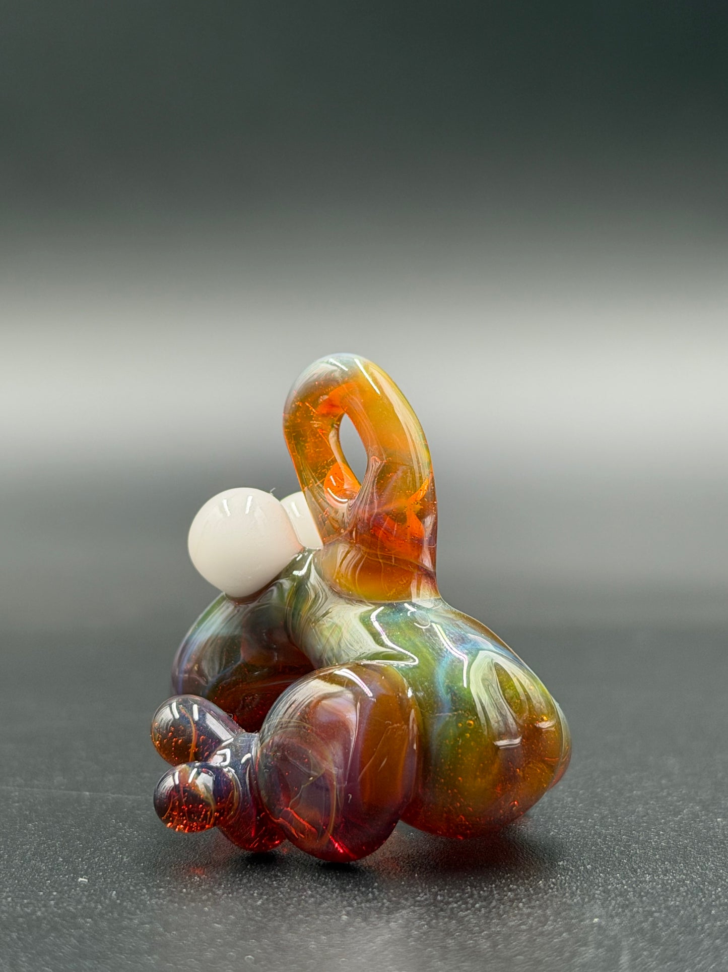 Mateo Gonzalez Glass – Nerd Pendant (Orange)