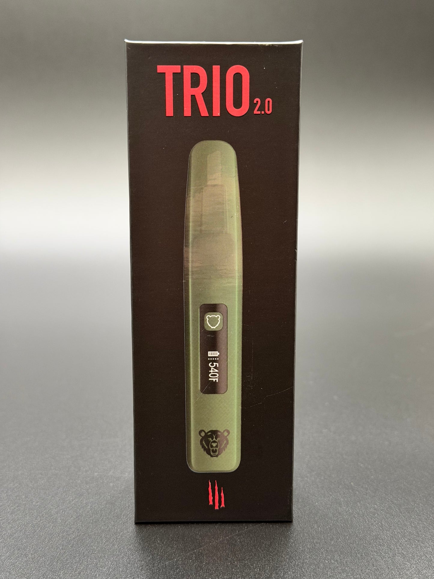 Bear Quarts - Trio 2.0 Hot Knife Dab Tool (Olive Green)