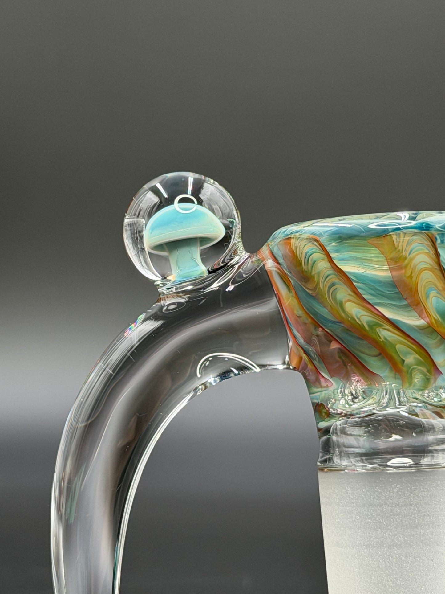 GPS Glass Mushroom Slide 18mm (Multi Color)