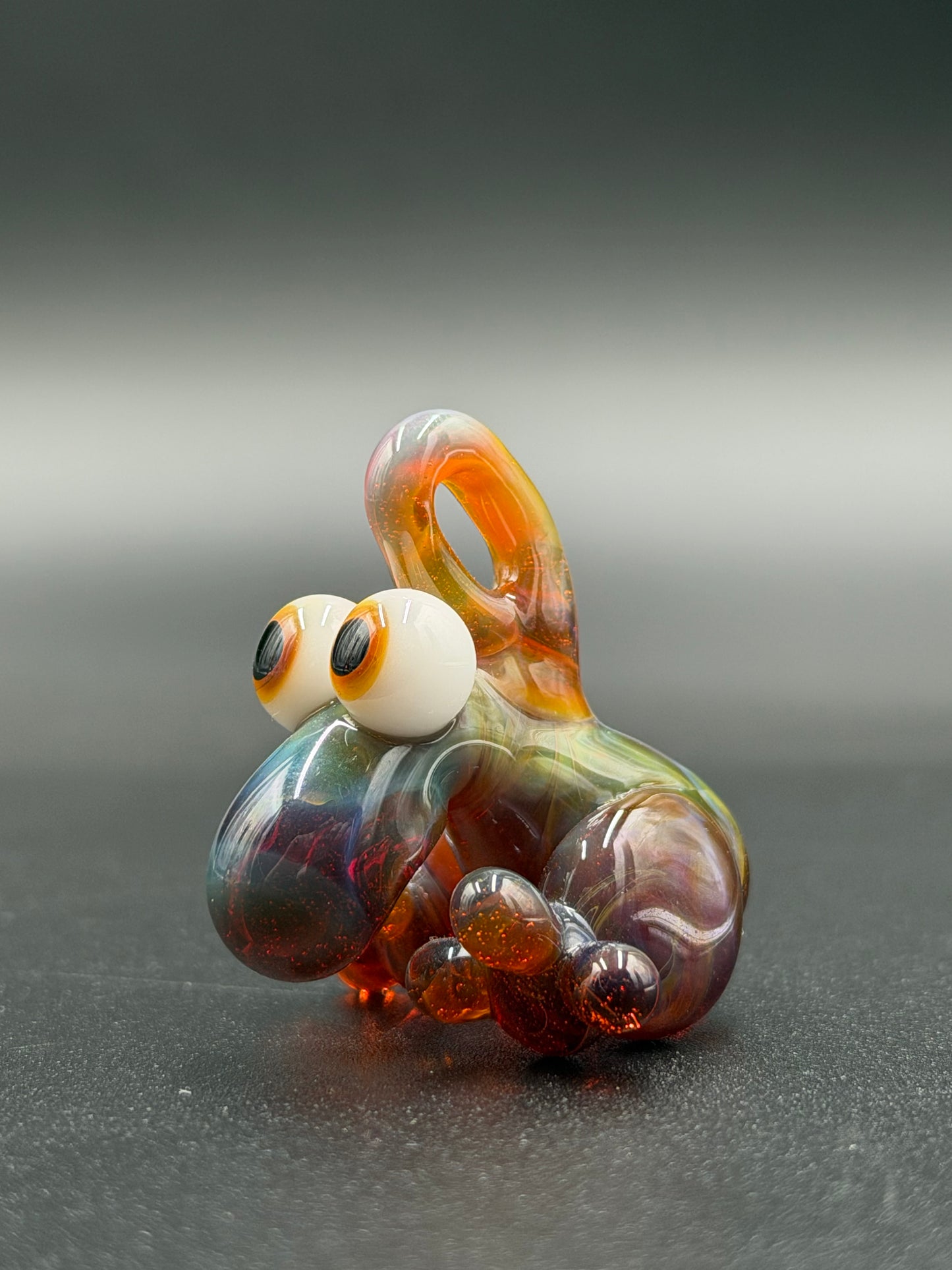 Mateo Gonzalez Glass – Nerd Pendant (Orange)