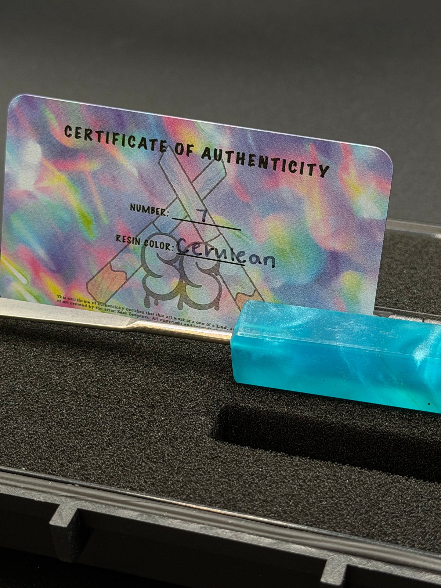 Sesh Sceptors – Dab Tool (Cerulean Square)