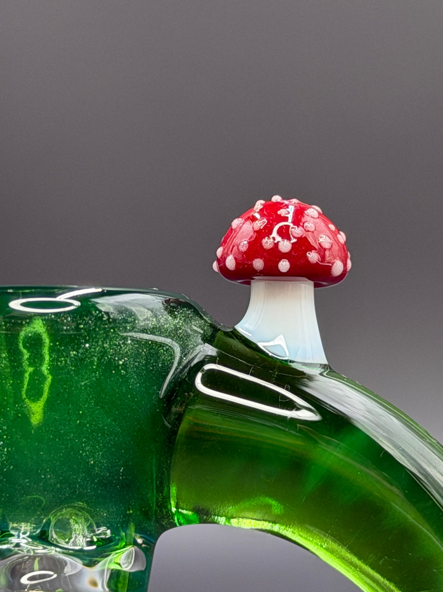 GPS Glass Mushroom Slide 18mm (Green)