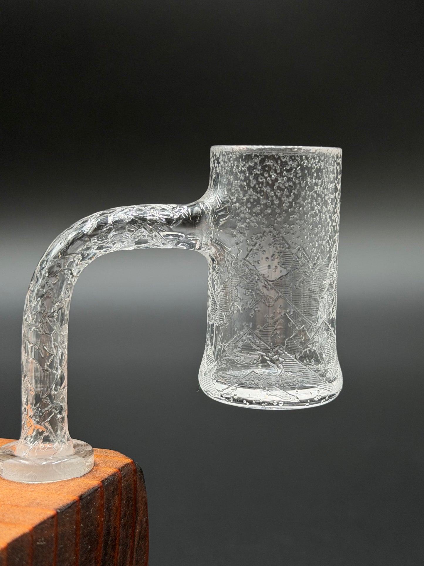 Evan Shore Bangers – 90° Quartz Banger with Mountain Sandblasting (10mm & 14mm)
