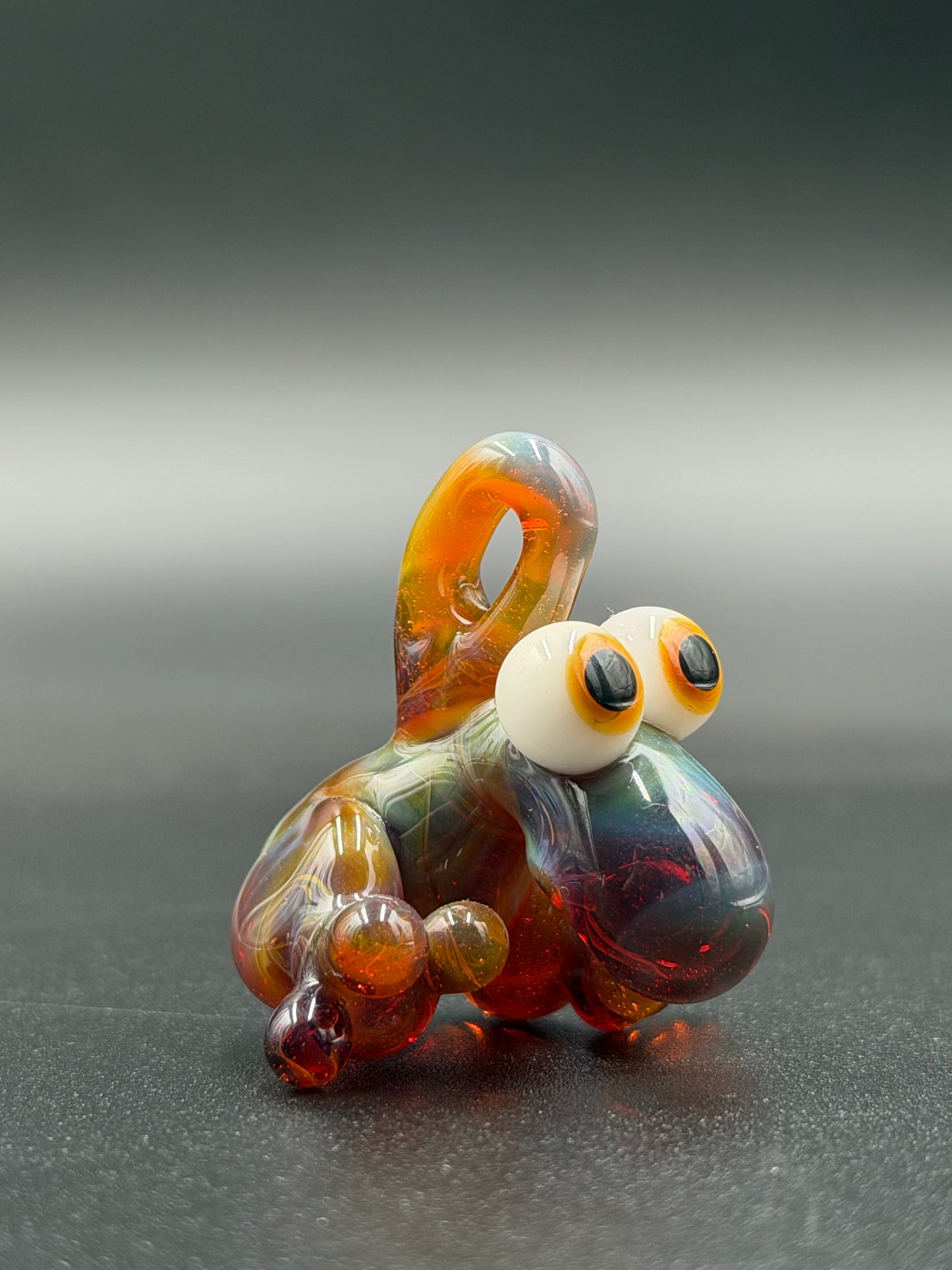Mateo Gonzalez Glass – Nerd Pendant (Orange)