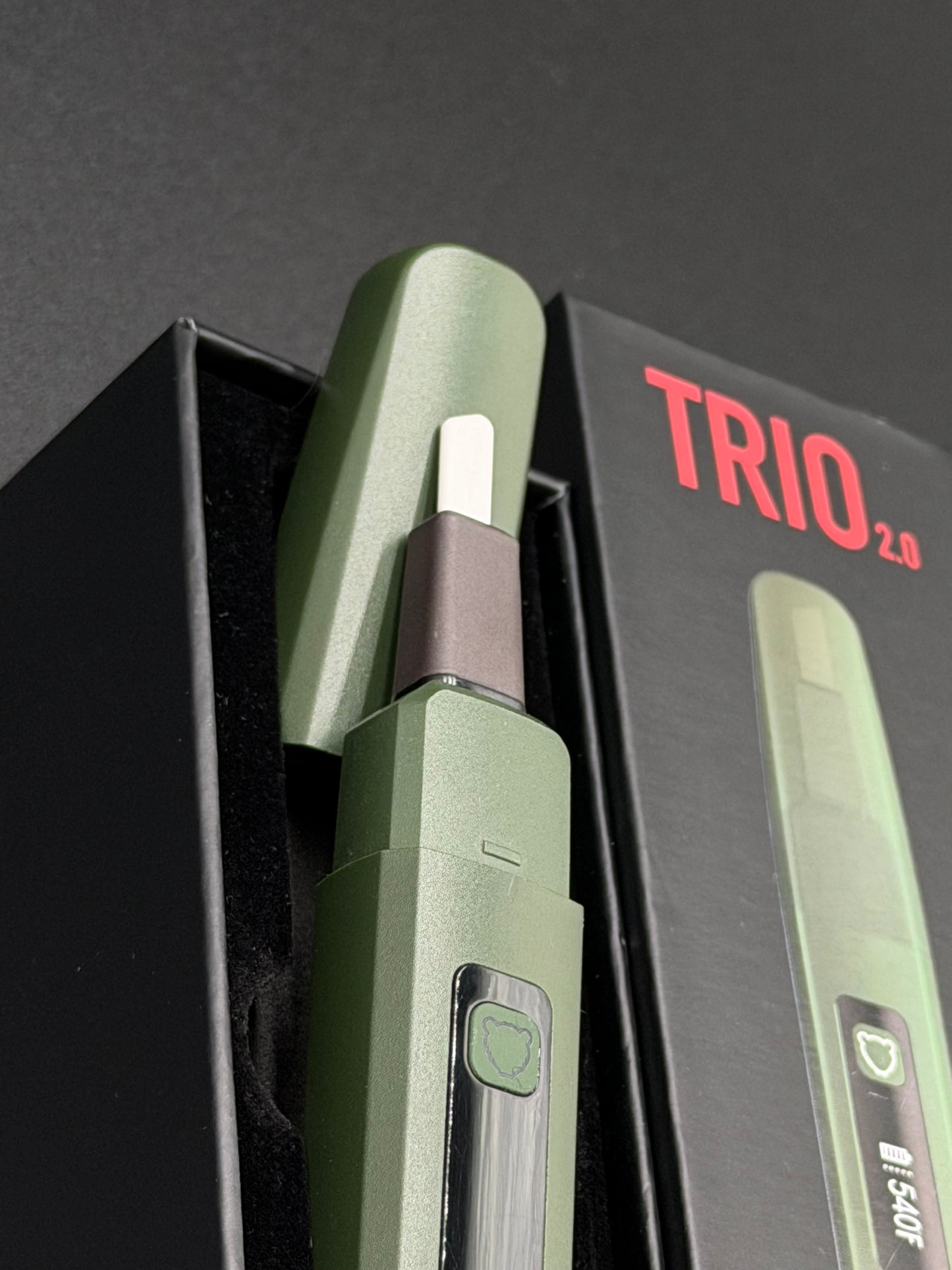 Bear Quarts - Trio 2.0 Hot Knife Dab Tool (Olive Green)