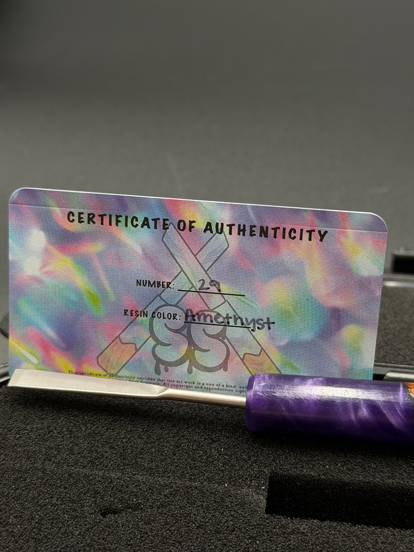 Sesh Sceptors – Dab Tool (Amethyst Round)