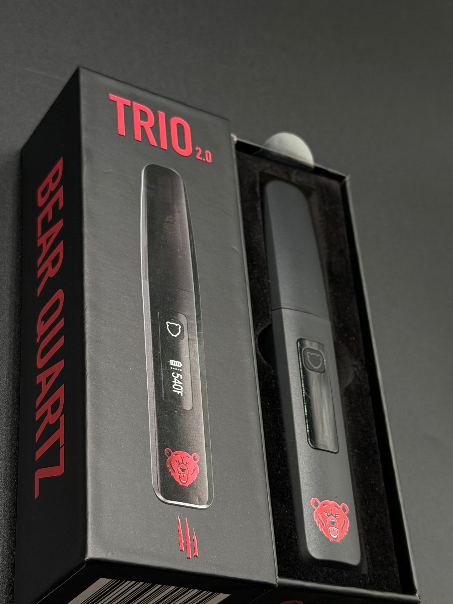 Bear Quarts - Trio 2.0 Hot Knife Dab Tool (Black)