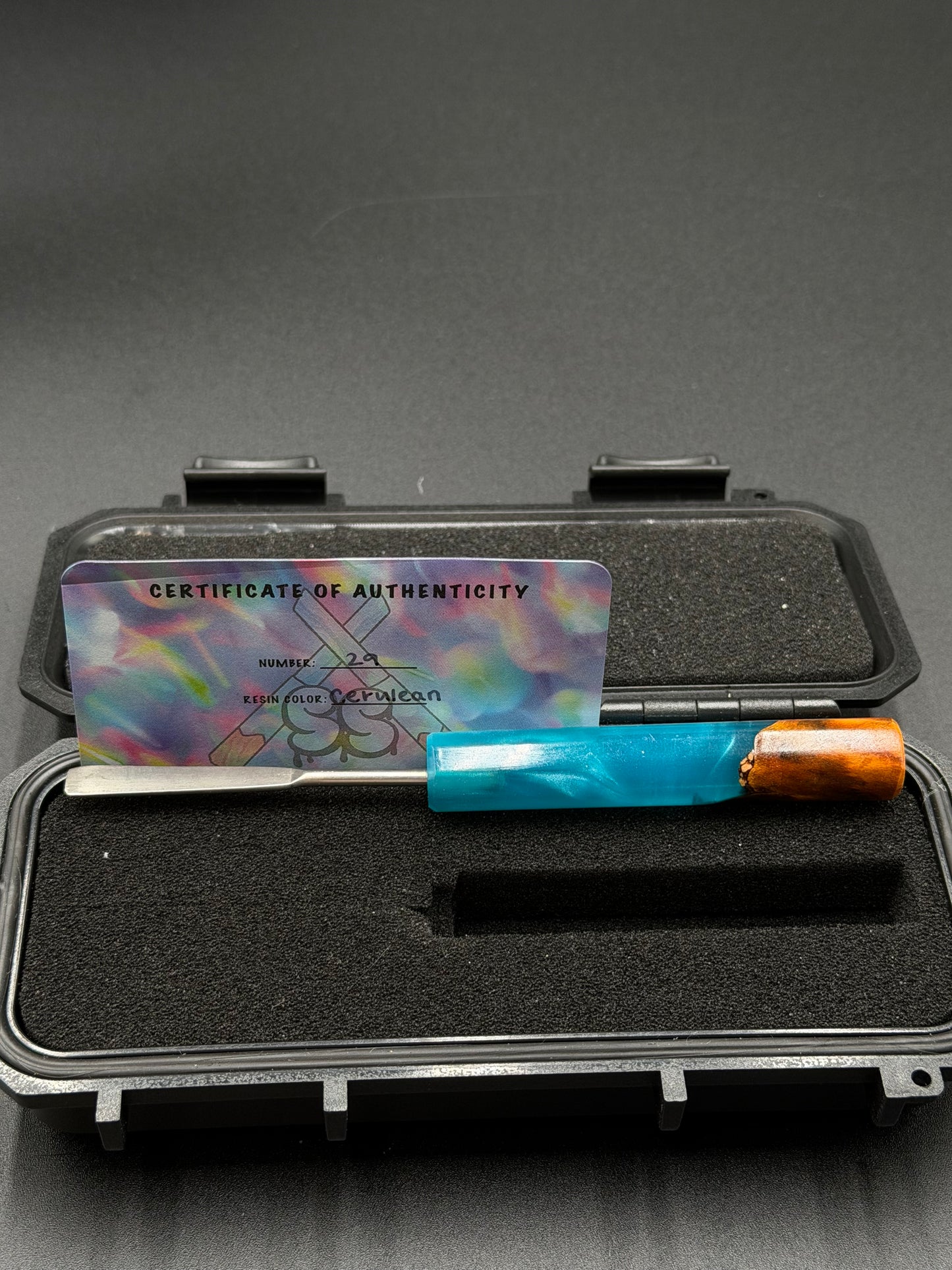 Sesh Sceptors – Dab Tool (Cerulean Round)