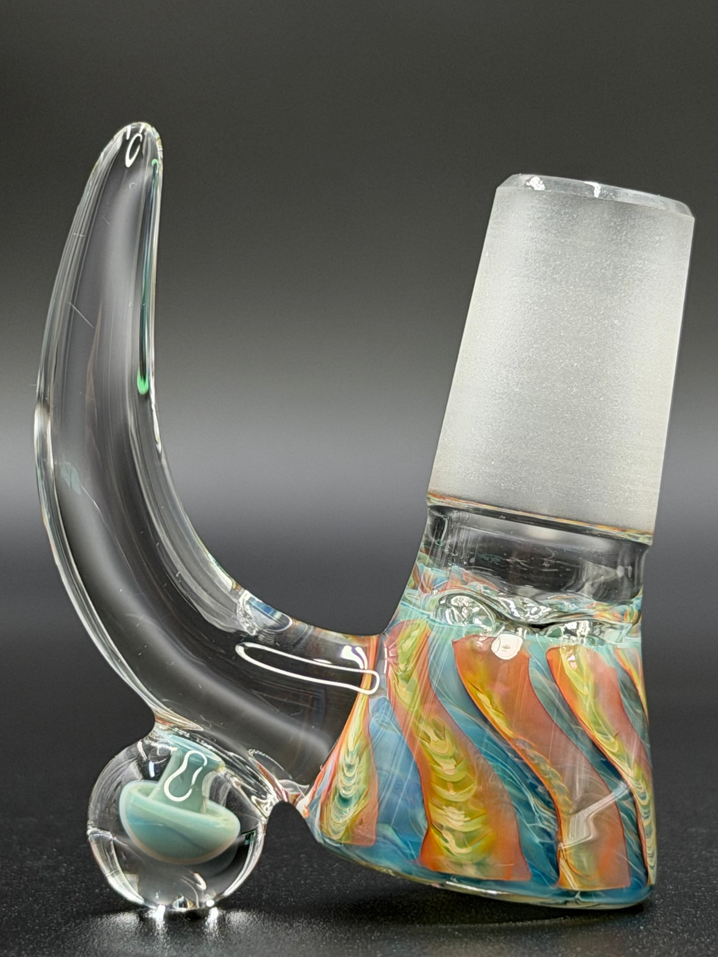 GPS Glass Mushroom Slide 18mm (Multi Color)