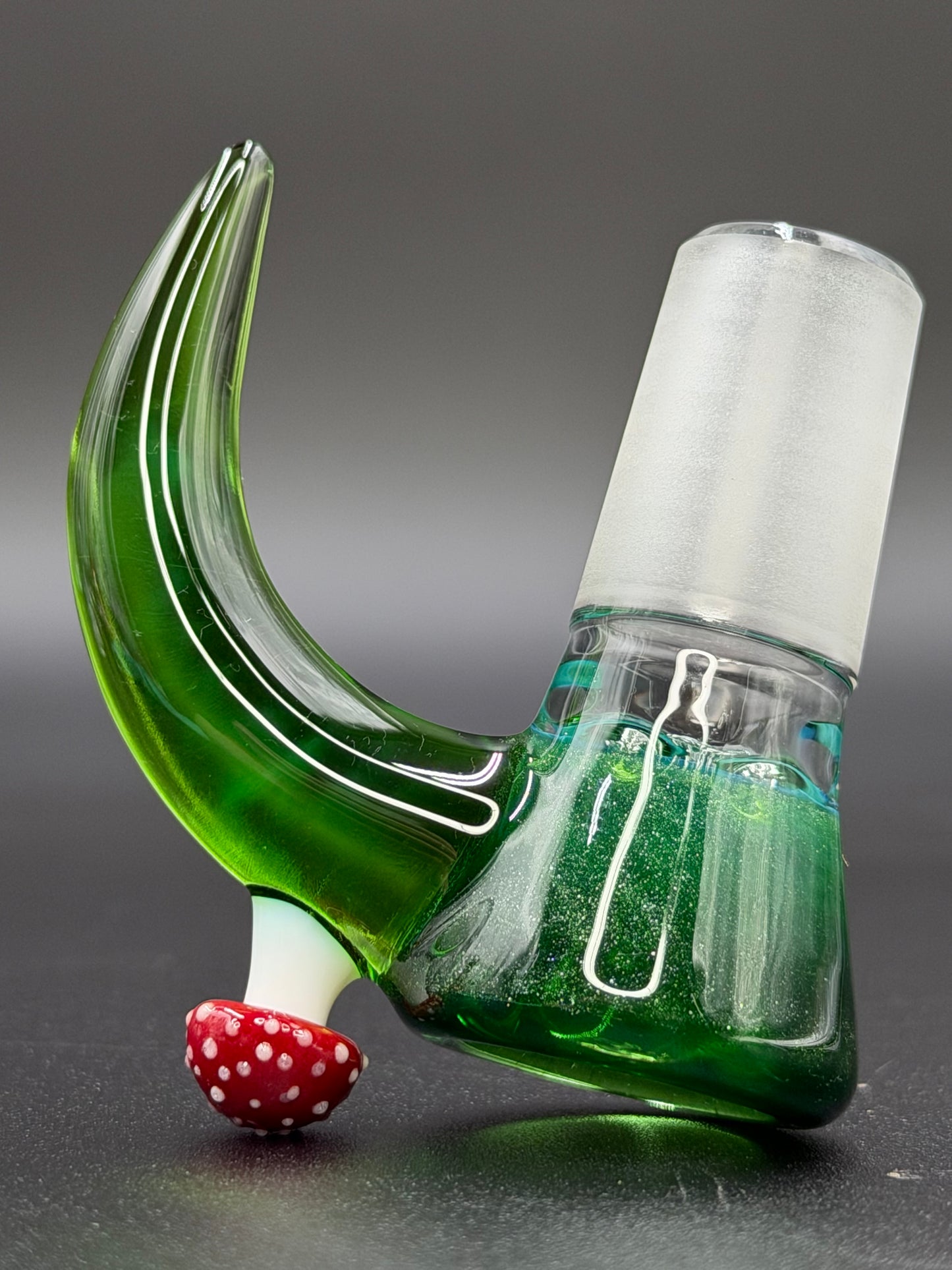 GPS Glass Mushroom Slide 18mm (Green)